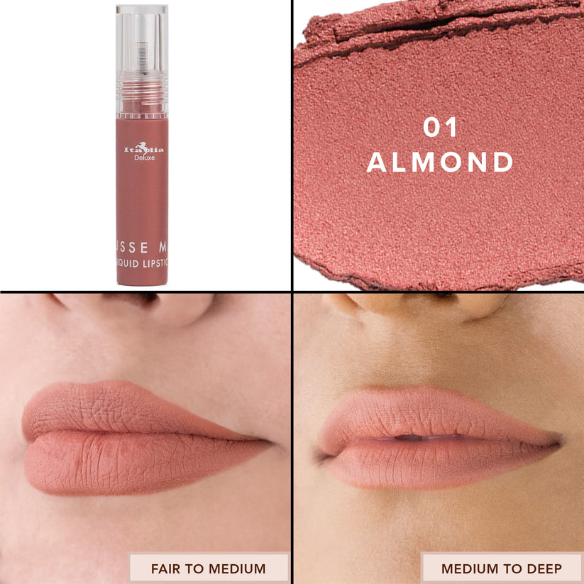 LABIAL MOUSSE MATTE LIQUID LIPSTICK ITALIA DELUXE – Moca Cosméticos