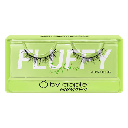 FLUFFY 03 GLOWJITO  PESTAÑAS POSTIZAS BY APPLE ACCESORIES