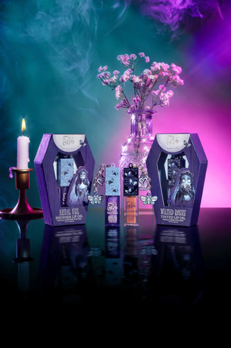 WILTED ROSES ACEITE LABIAL CON COLOR TIM BURTONS CORPSE BRIDE X BEAUTY CREATIONS