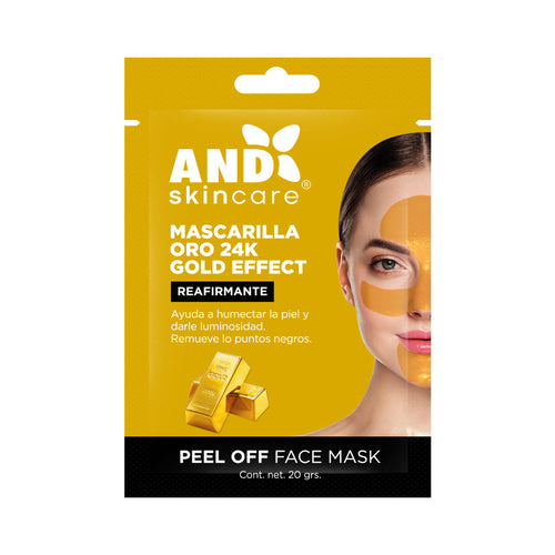MASCARILLA PELL OFF CON ORO 24K GOLD EFFECT AND BY APLLE ACCESORIES