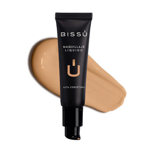 MAQUILLAJE LÍQUIDO ALTA COBERTURA BISSU