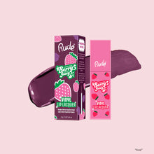 Cargar imagen en el visor de la galería, BERRY JUICY VINYL LIP LACQUER RUDE COSMETICS