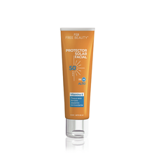 Cargar imagen en el visor de la galería, PROTECTOR SOLAR FACIAL 50 FPS + VITAMINA E FREE BEAUTY
