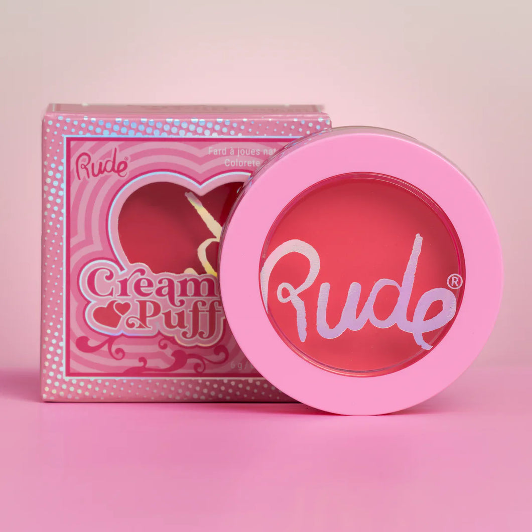CREAM PUFF NATURAL BLUSH RUDE COSMETICS