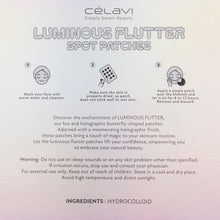 Cargar imagen en el visor de la galería, LUMINOUS FLUTTER SPOT PATCHES 72 PZAS CELAVI