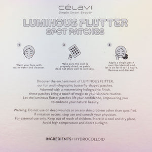 LUMINOUS FLUTTER SPOT PATCHES 72 PZAS CELAVI