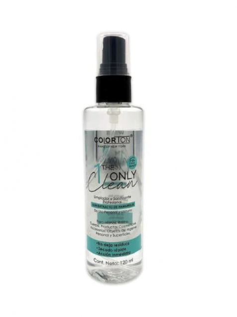 LIMPIADOR Y SANITIZANTE PROFESIONAL THE 1 ONLY CLEAN 120 ML COLORTON