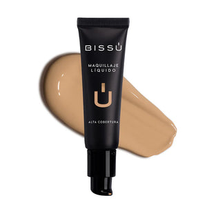 MAQUILLAJE LÍQUIDO ALTA COBERTURA BISSU