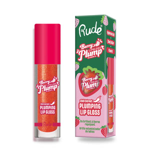 BERRY PLUMP PLUMPING LIP GLOSS RUDE COSMETICS