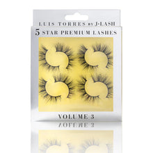 Cargar imagen en el visor de la galería, 5 STAR MULTIPACK LASHES JLASH X LUIS TORRES  VOL 3
