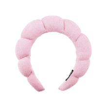 Cargar imagen en el visor de la galería, SET PARA SKINCARE DIADEMA Y MUÑEQUERAS HOT PINK CALA