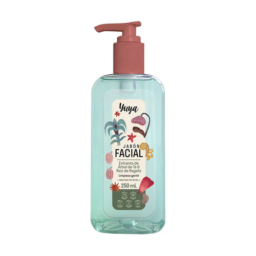JABÓN DE EXTRACTO DE ÁRBOL DE TÉ Y RAÍZ DE REGALIZ YUYA
