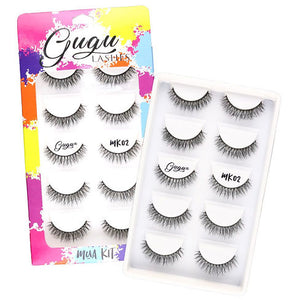 PESTAÑAS MUA KIT MK 02 GUGU LASHES