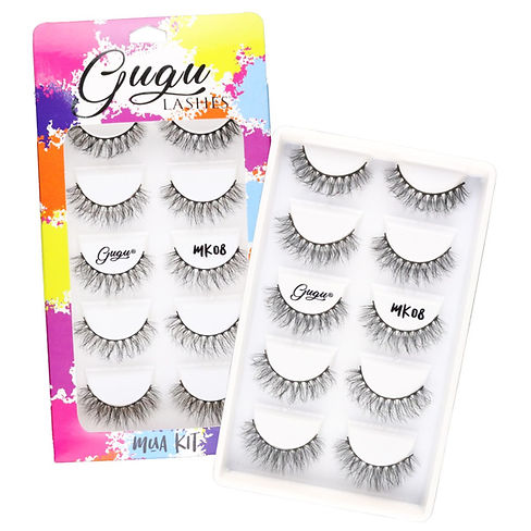 PESTAÑAS MUA KIT MK 08 GUGU LASHES