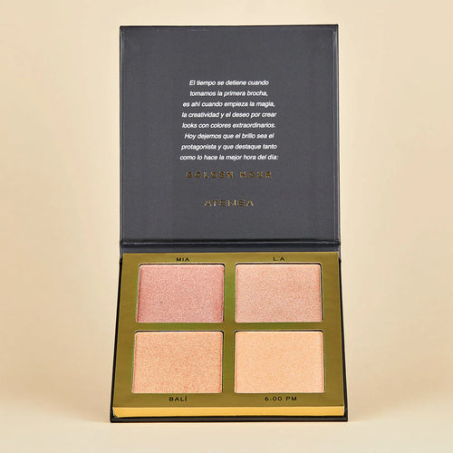 PALETA DE ILUMINADORES GOLDEN HOUR ATENEA BEAUTY