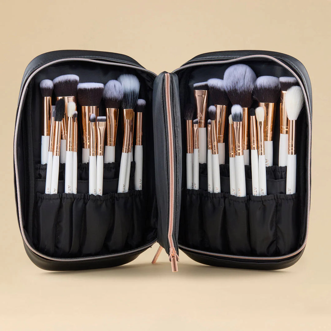 KIT DE BROCHAS FLAWLESS WHITE X 28 ATENEA BEAUTY