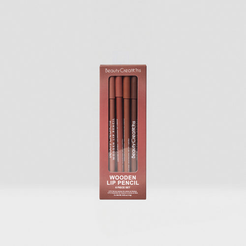 SET WOODEN LIP PENCIL SET BEAUTY CREATIONS