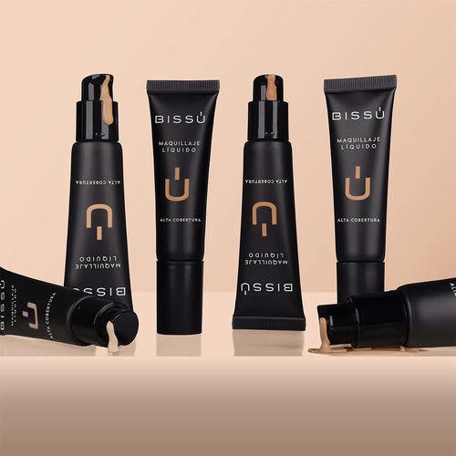MAQUILLAJE LÍQUIDO ALTA COBERTURA BISSU