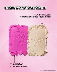 SHADOW AND FACE PALETTE LOTERIA DON CLEMENTE X BEAUTY CREATIONS