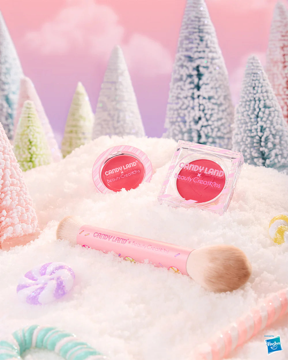 SWEET GIRL SET DE RUBOR Y BROCHA CANDYLAND X BEAUTY CREATIONS