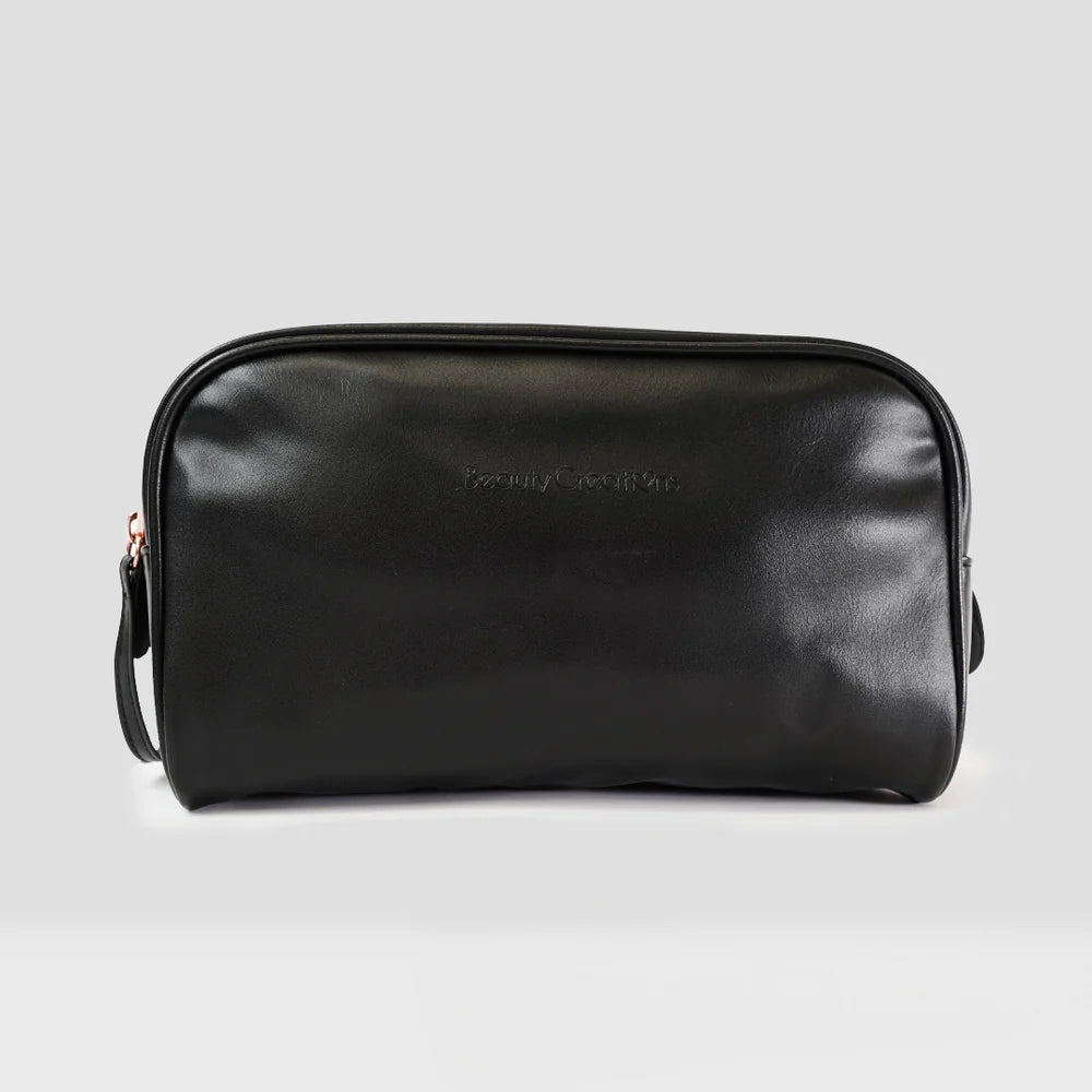 BLACK COSMETIC GLAM POUCH BEAUTY CREATIONS