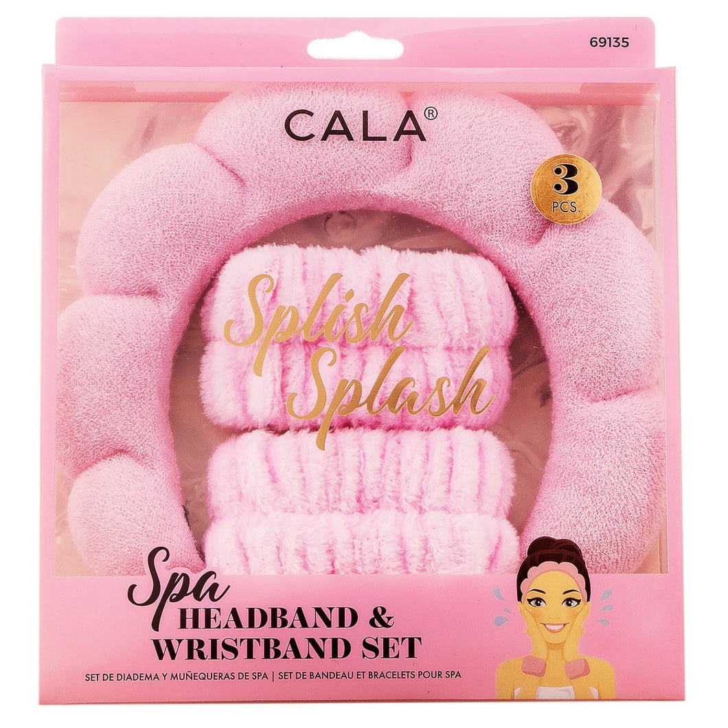 SPLISH & SPLASH PINK HEADBAND & WRISTBAND SET 69135 CALA