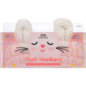PLUSH HEADBAND PINK BUNNY CALA
