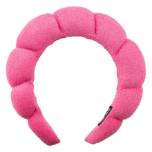Cargar imagen en el visor de la galería, SET PARA SKINCARE DIADEMA Y MUÑEQUERAS HOT PINK CALA