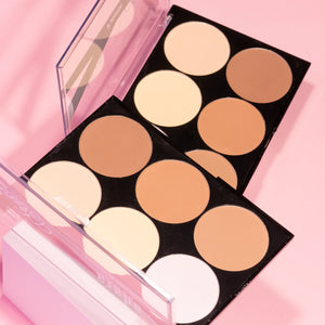 PALETA DE ILUMINADOR Y CONTORNO HIGHLIGHT CONTOUR PALETTE - ADARA PARIS