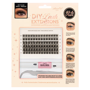 KIT DE EXTENSIONES DE PESTAÑAS DIY  TAMAÑO SM AMOR US