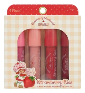 SET 4 LIP GLOSSSTRAWBERRY KISS  CELAVI