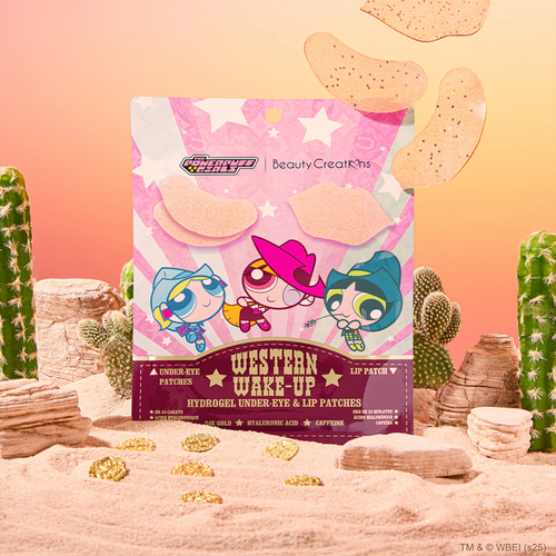 PARCHE PARA OJOS Y LABIOS WESTERN WAKE UP THE POWERPUFF GIRLS X BEAUTY CREATIONS