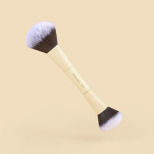 BROCHA DUO POLVO Y RUBOR DB01 ATENEA BEAUTY