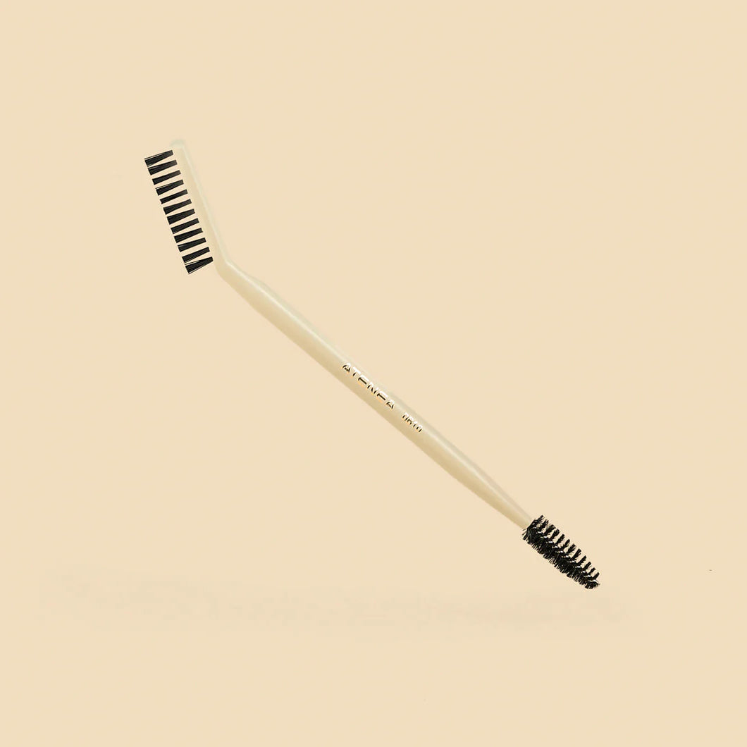 BROCHA DUO CEPILLO PARA CEJAS DB10 ATENEA BEAUTY