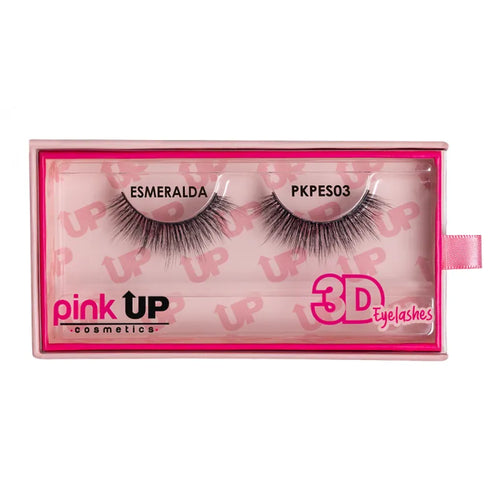 PESTAÑAS 3D EYELASHES #03 ESMERALDA PINK UP