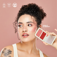 Cargar imagen en el visor de la galería, RUBOR EN DÚO ALLURE CREMA Y POLVO COMPACTO ATENEA BEAUTY