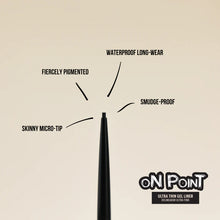 Cargar imagen en el visor de la galería, ON POINT ULTRA THIN GEL LINER BLACK ITALIA DELUXE