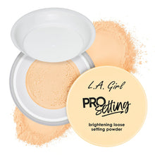Cargar imagen en el visor de la galería, PRO SETTING BRIGHTENING LOOSE SETTING POWDER POLVO SULETO E ILUMIADOR L.A GIRL
