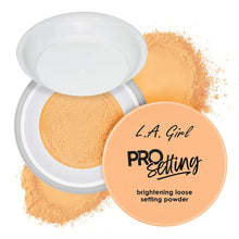 Cargar imagen en el visor de la galería, PRO SETTING BRIGHTENING LOOSE SETTING POWDER POLVO SULETO E ILUMIADOR L.A GIRL
