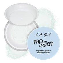 Cargar imagen en el visor de la galería, PRO SETTING BRIGHTENING LOOSE SETTING POWDER POLVO SULETO E ILUMIADOR L.A GIRL