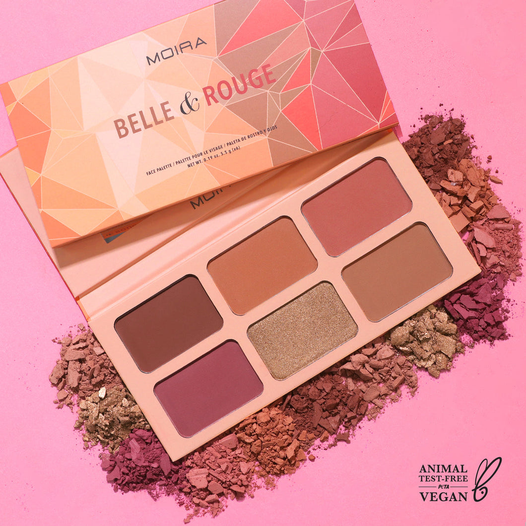 PALETA DE RUBORES BELLE & ROUGE PALETTE - MOIRA