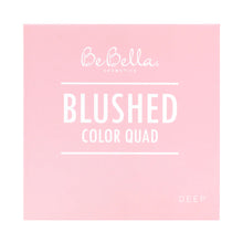 Cargar imagen en el visor de la galería, PALETA DE RUBORES BLUSHED COLOR QUAD TONO MEDIUM BEBELLA