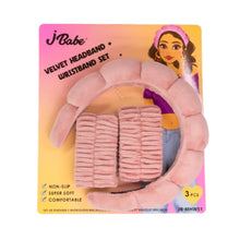 Cargar imagen en el visor de la galería, DIADEMA DE TERCIOPELO + MUÑEQUERA JBABE