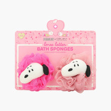 Cargar imagen en el visor de la galería, BATH SPONGES DE 2 PIEZAS CON MANÍ DÍA DE SAN VALENTÍN CELAVI