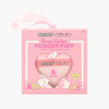 Cargar imagen en el visor de la galería, POWDER PUFF DÍA DE SAN VALENTÍN DE 6 PIEZAS PEANUTS CELAVI