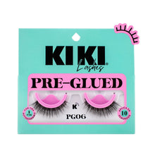 Cargar imagen en el visor de la galería, PAR DE PESTAÑAS PRE GLUED PG06 KIKI LASHES