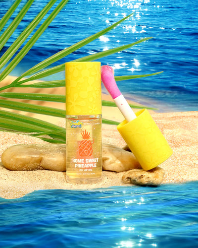 LIP OILS HOME SWEET PINEAPPLE BOB ESPONJA X BEAUTTY CREATIONS