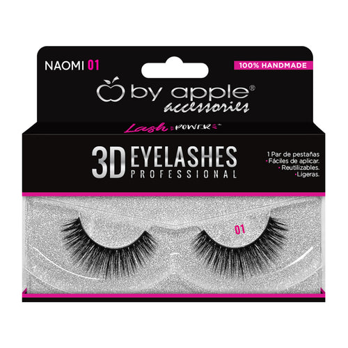 PESTAÑA PROFESIONAL 3D NAOMI 01 BY APPLE ACCESORIES