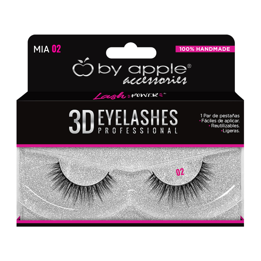 PESTAÑA PROFESIONAL 3D MIA 02 BY APPLE ACCESORIES