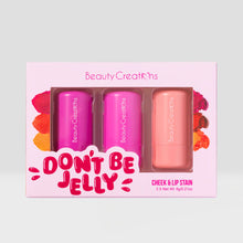 Cargar imagen en el visor de la galería, DONT BE JELLY SET DE TINTES PARA MEJILLAS Y LABIOS BEAUTY CREATIONS
